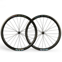 ICAN road bike disc wheelset AERO 40 plus disc with 23mm inner width