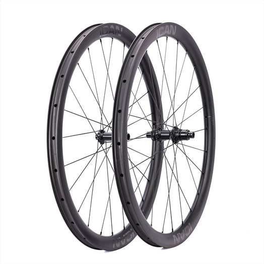 ICAN 700C G40 gravel wheels with 36T ratchet system