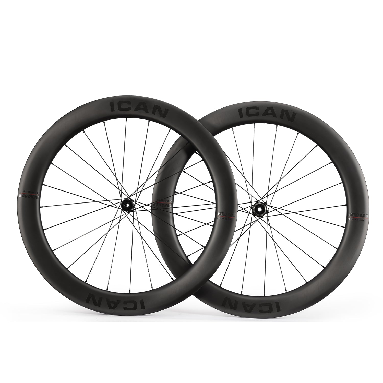 ICAN AERO 63 II disc wheels road bike wheels