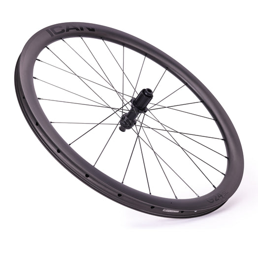 ICAN hooked gravel wheels 70C G24 SL with DT Swiss hubs