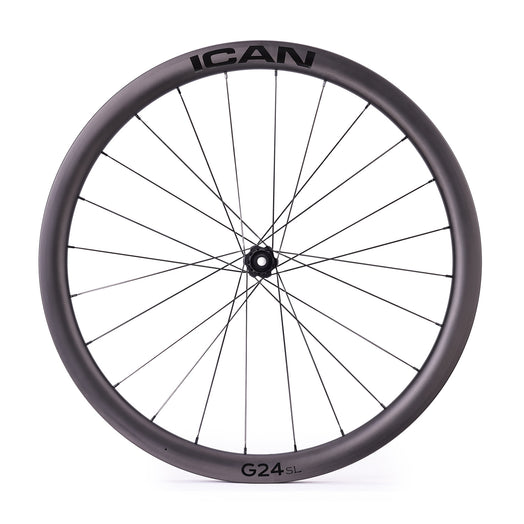 ICAN hooked gravel wheels 70C G24 SL with DT Swiss hubs