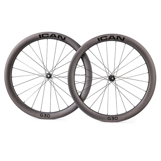 ICAN G30 gravel wheels with 36T ratchet system DT Swiss hubs