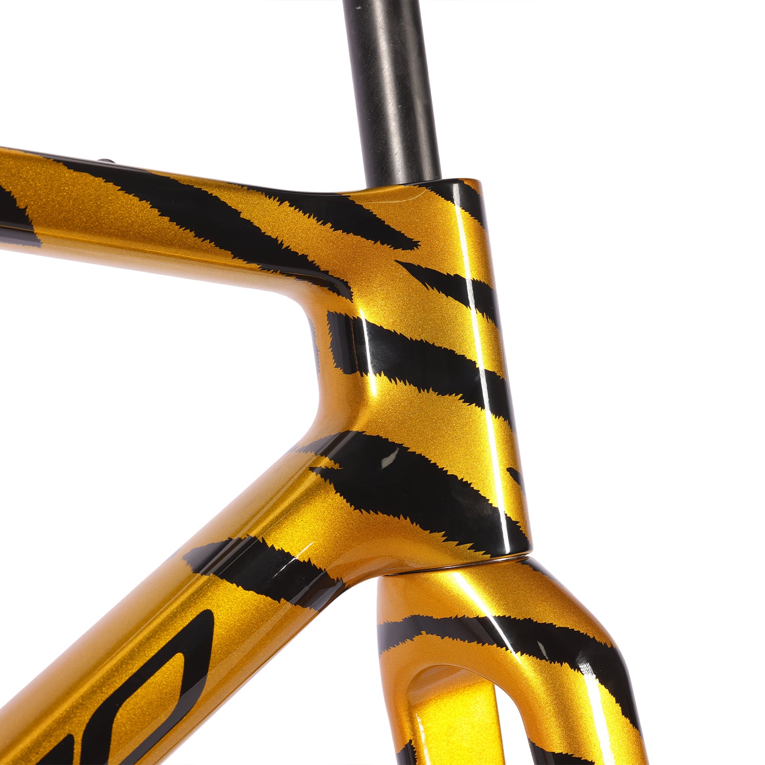 ICAN Graro UCI gravel bike frame without bolts 0mm offset seat post