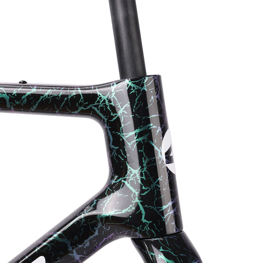 ICAN Graro UCI gravel bike frame without bolts 0mm offset seat post