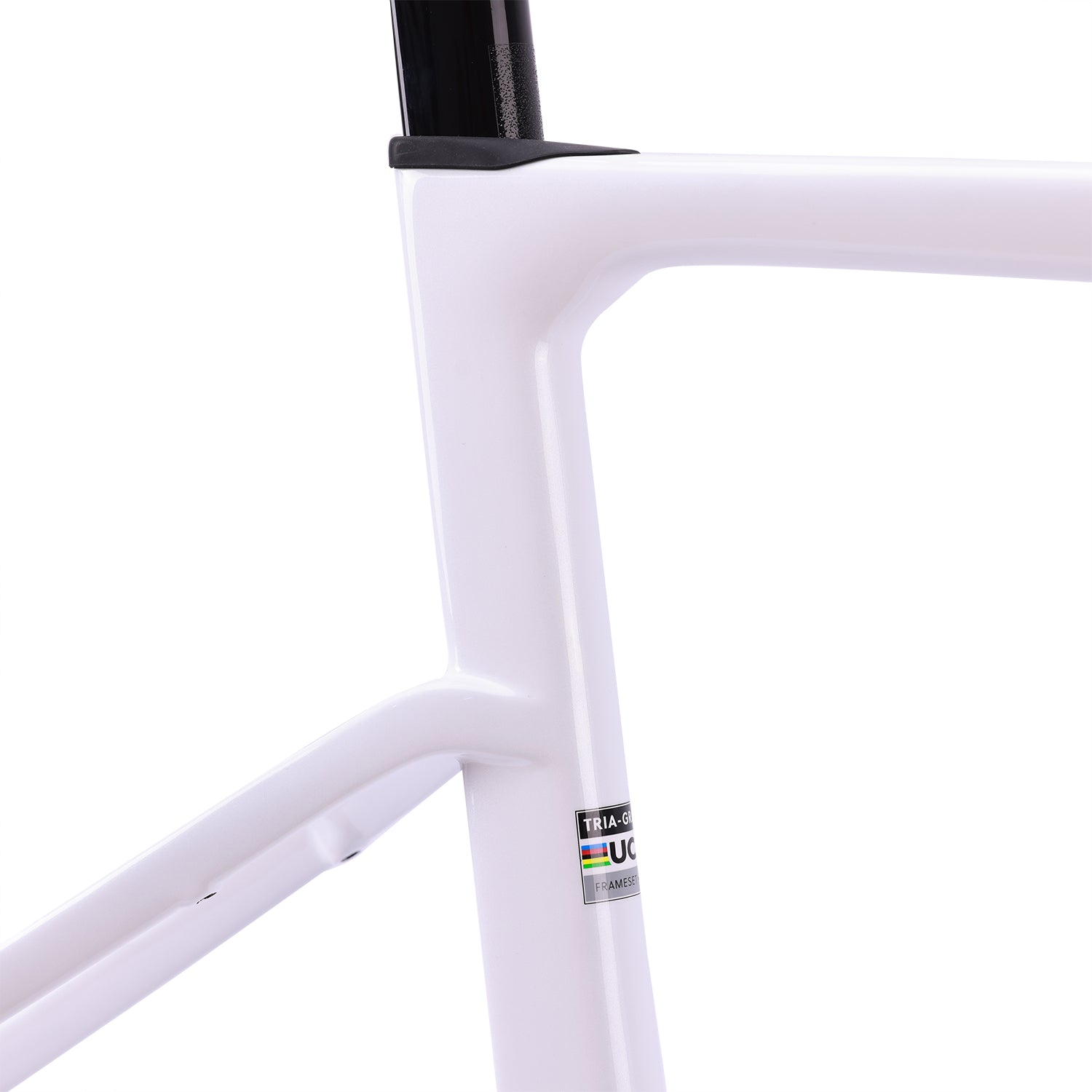 ICAN Graro UCI gravel bike frame without bolts 0mm offset seat post